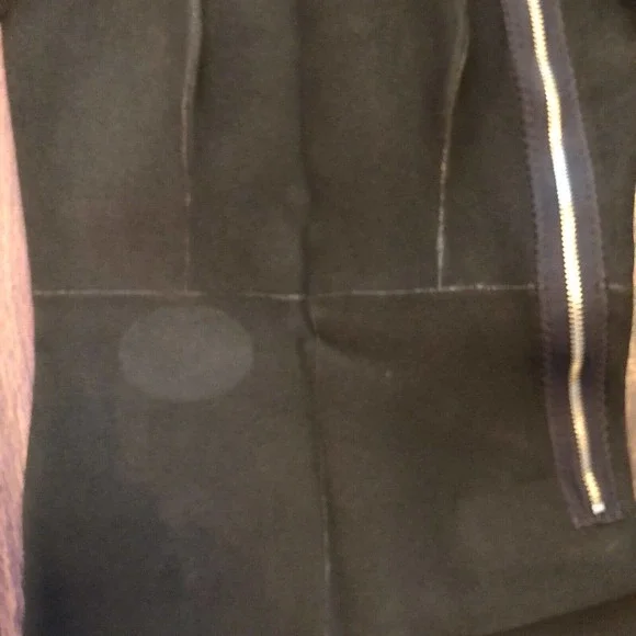 SKI WARM WETSUIT LARGE APPROX 26” WAIST 9” INSEAM ZIP UP WATER SKIING BLACK RED - Picture 3 of 12